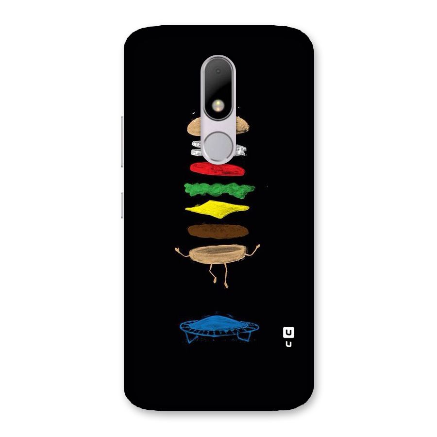 Burger Jump Back Case for Moto M