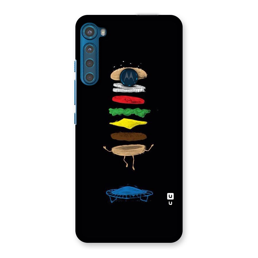 Burger Jump Back Case for Motorola One Fusion Plus