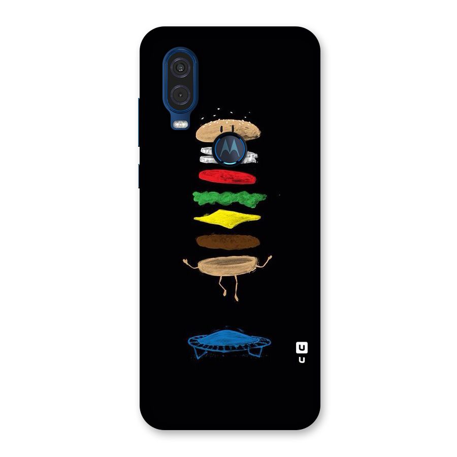 Burger Jump Back Case for Motorola One Vision