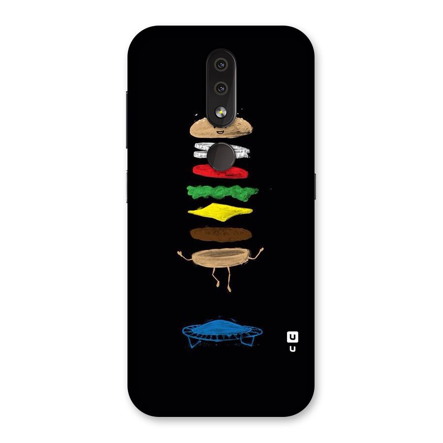 Burger Jump Back Case for Nokia 4.2