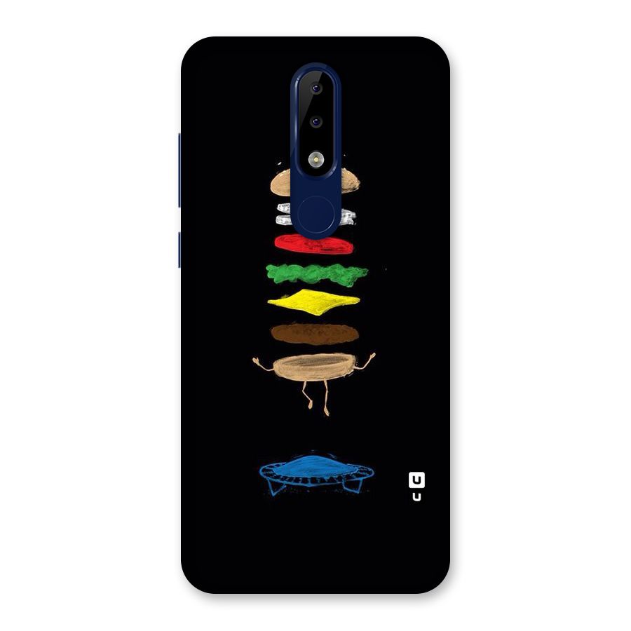 Burger Jump Back Case for Nokia 5.1 Plus