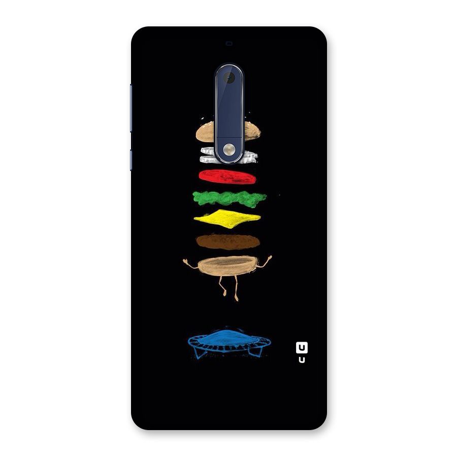 Burger Jump Back Case for Nokia 5