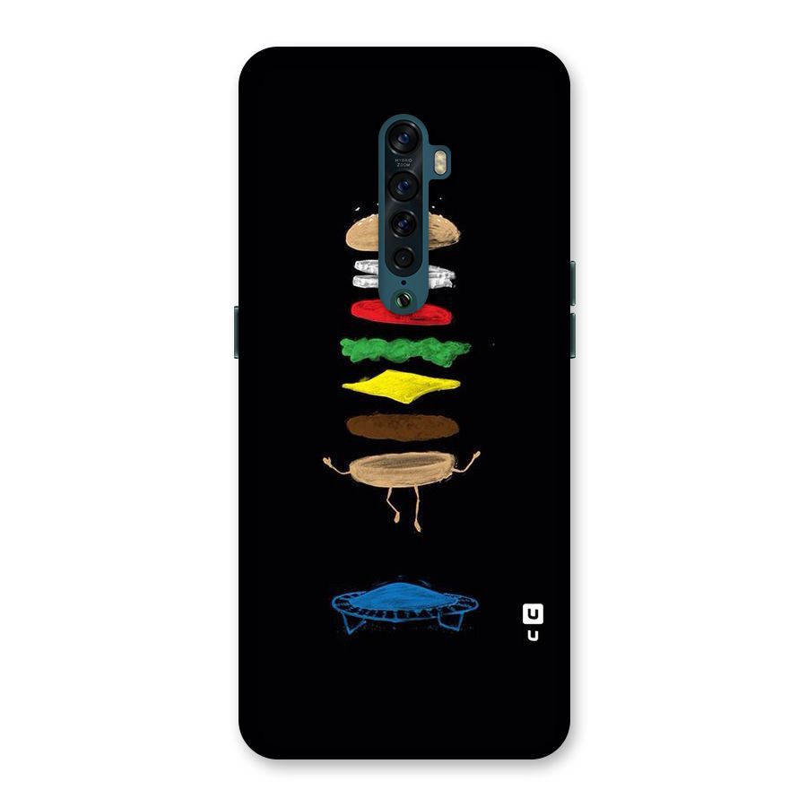 Burger Jump Back Case for Oppo Reno2