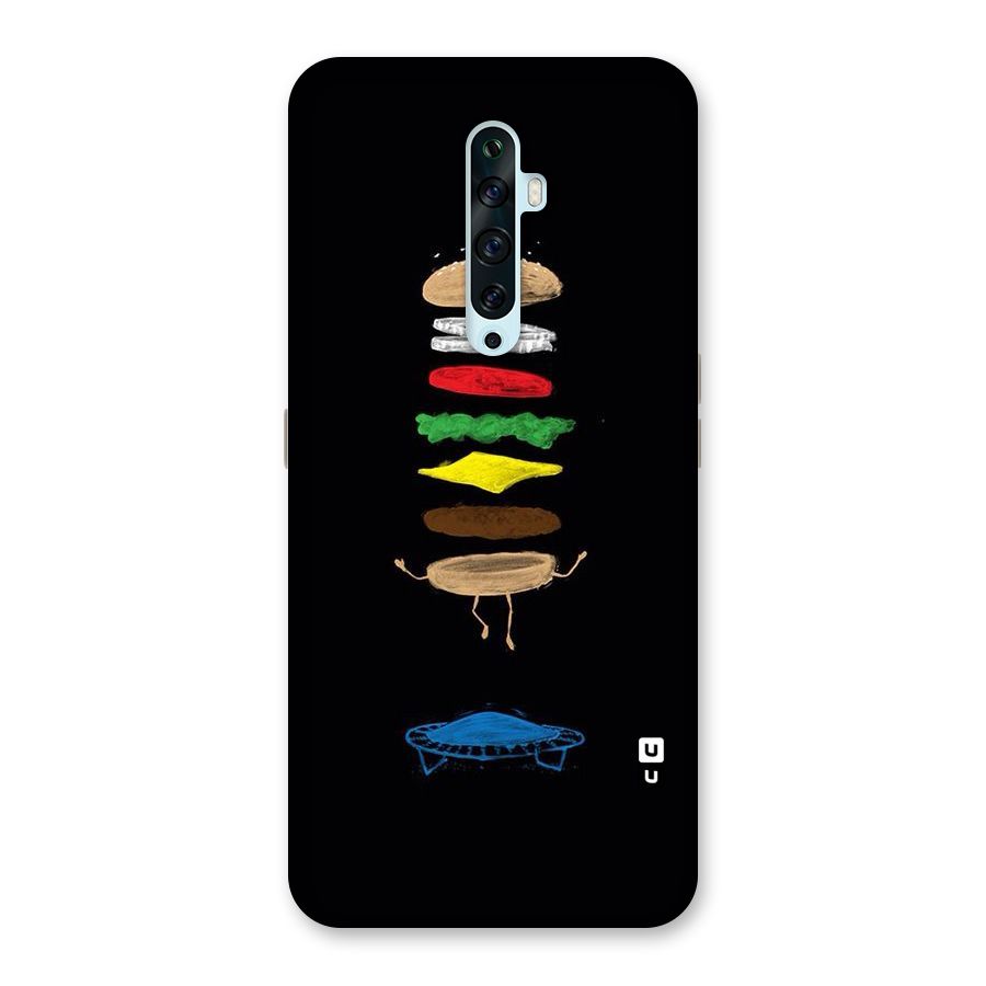 Burger Jump Back Case for Oppo Reno2 F