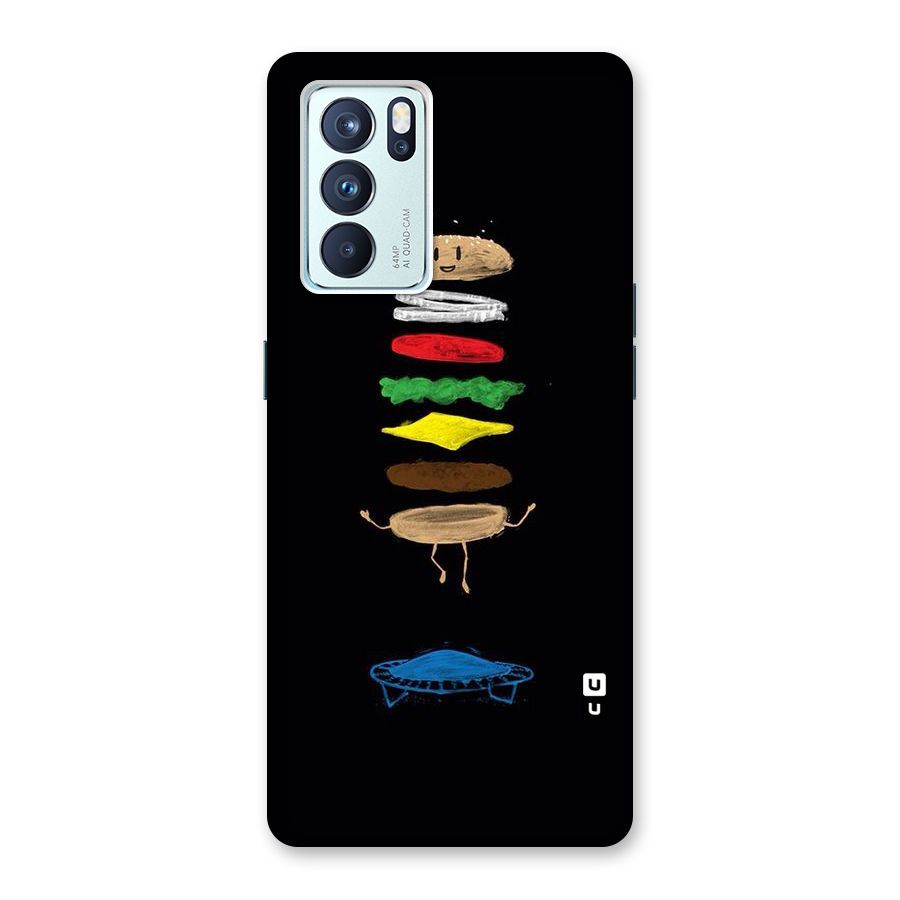 Burger Jump Back Case for Oppo Reno6 Pro 5G