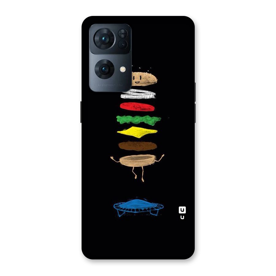 Burger Jump Back Case for Oppo Reno7 Pro 5G