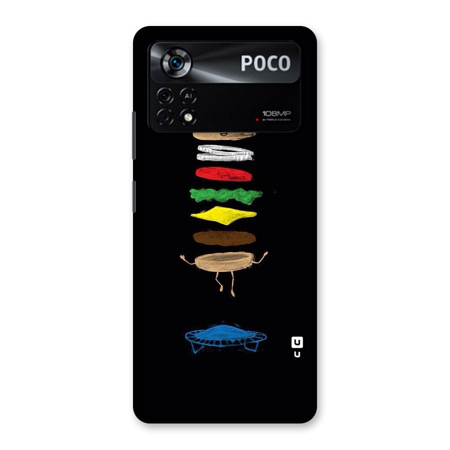 Burger Jump Back Case for Poco X4 Pro 5G