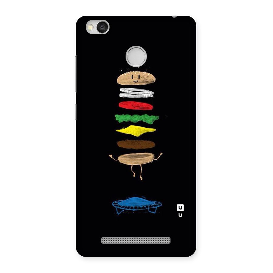 Burger Jump Back Case for Redmi 3S Prime