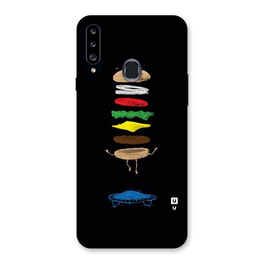 Burger Jump Back Case for Samsung Galaxy A20s