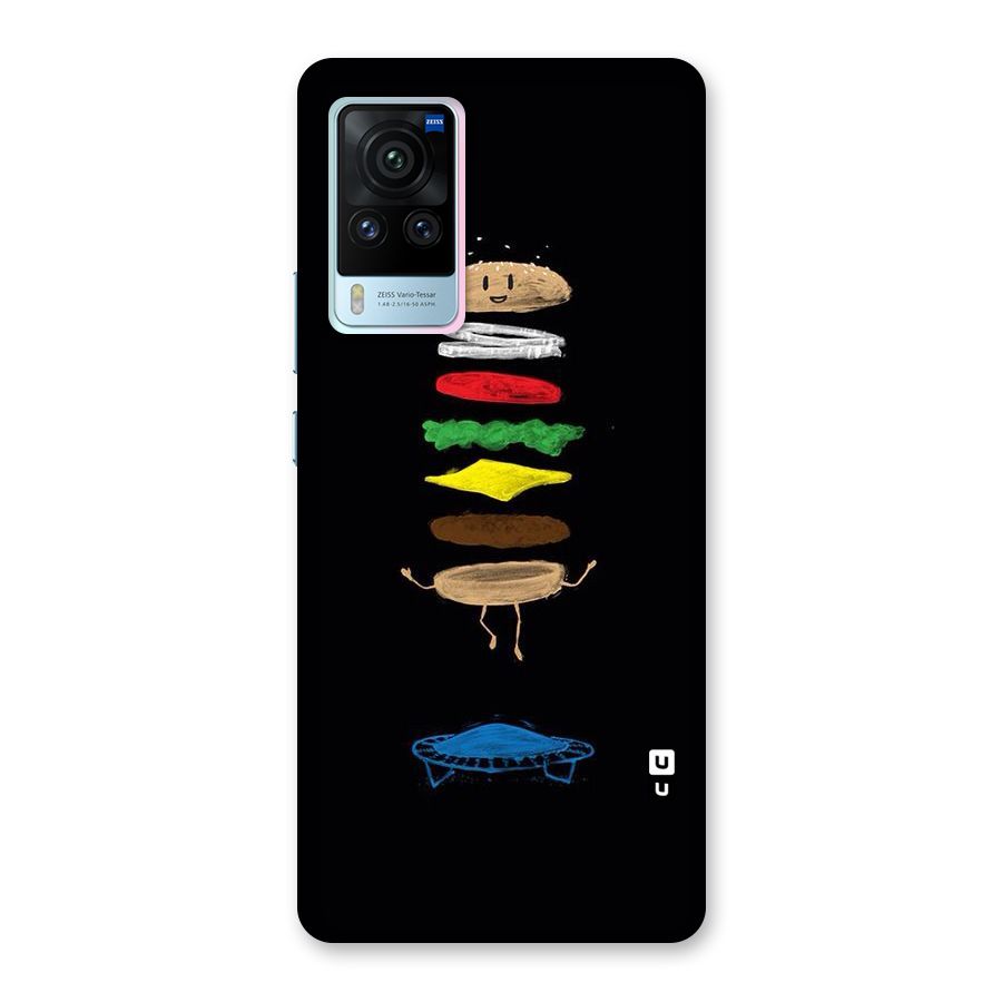 Burger Jump Back Case for Vivo X60 Pro