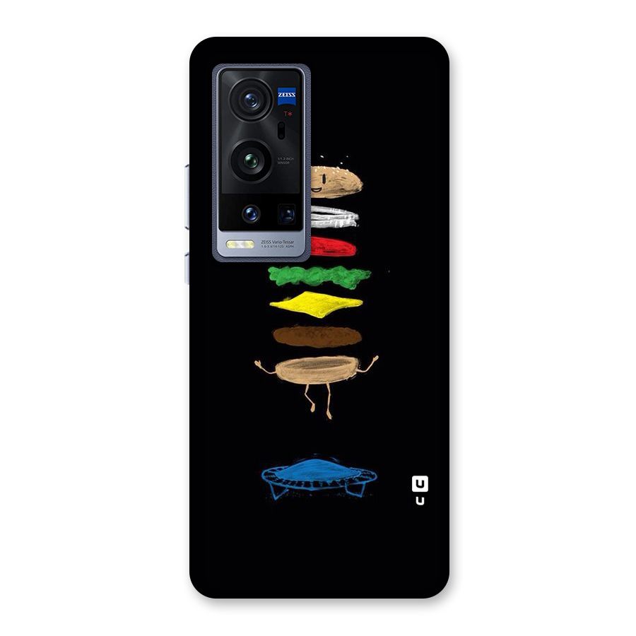 Burger Jump Back Case for Vivo X60 Pro Plus