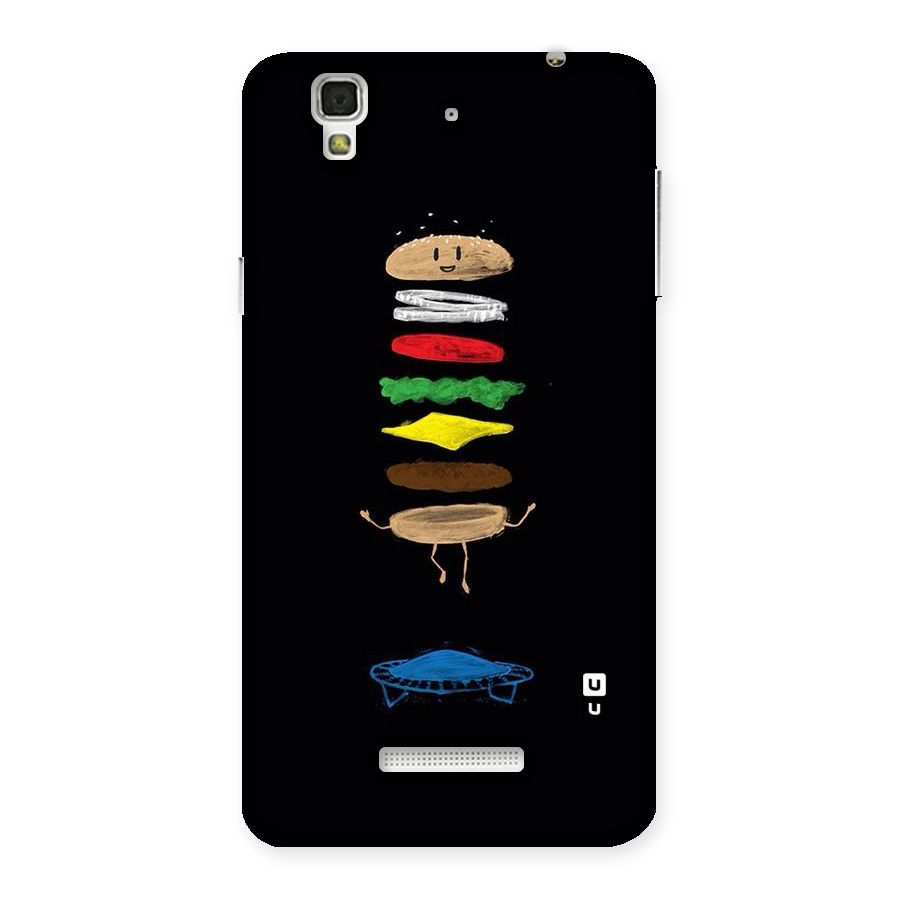Burger Jump Back Case for Yu Yureka