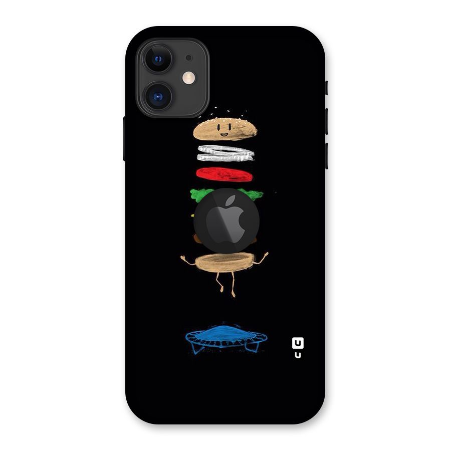 Burger Jump Back Case for iPhone 11 Logo Cut