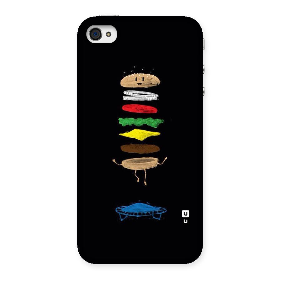 Burger Jump Back Case for iPhone 4 4s
