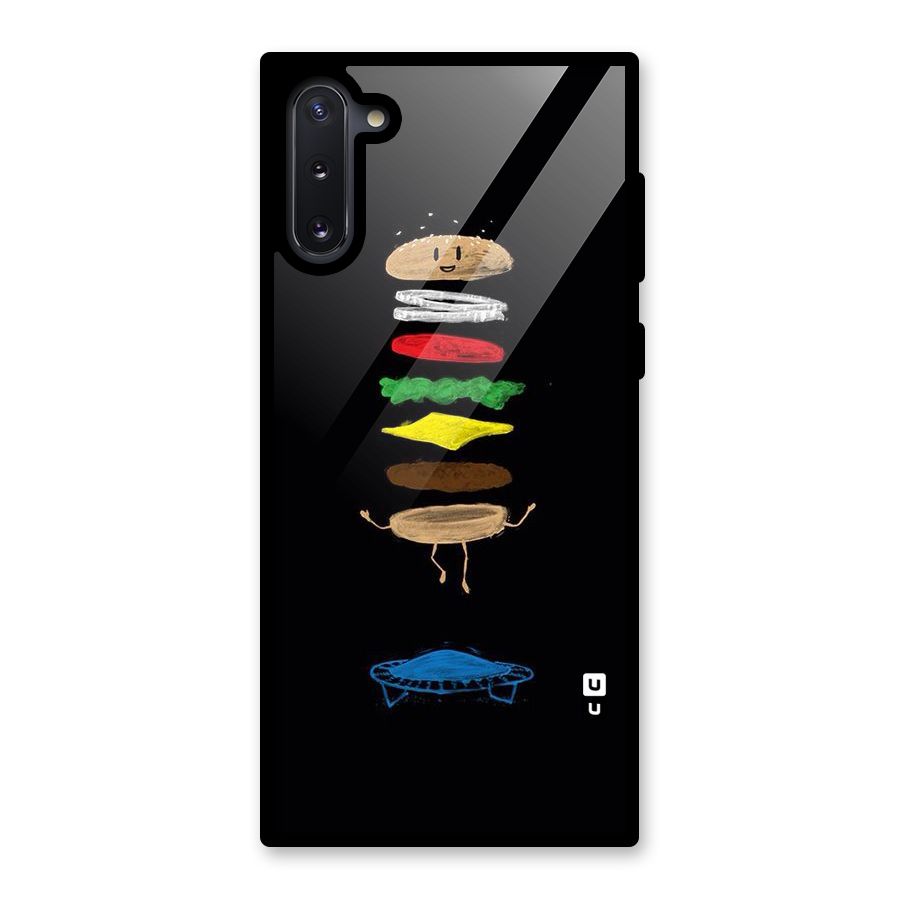 Burger Jump Glass Back Case for Galaxy Note 10
