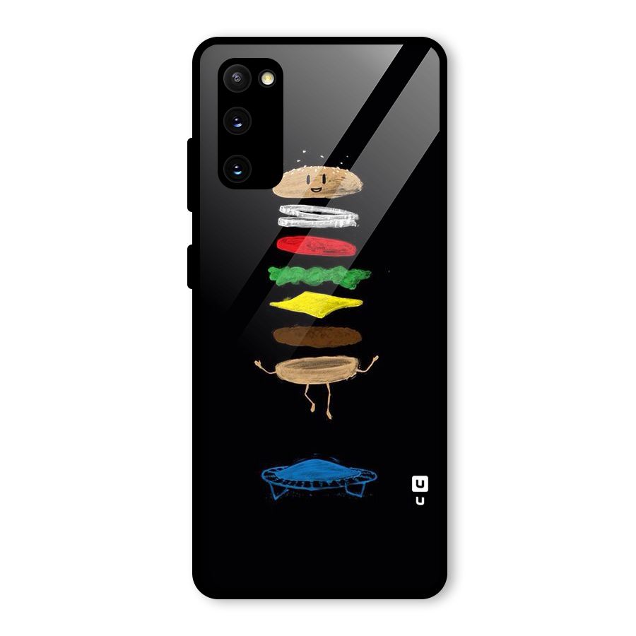 Burger Jump Glass Back Case for Galaxy S20 FE 5G