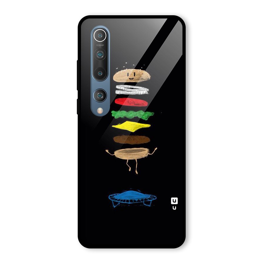 Burger Jump Glass Back Case for Mi 10