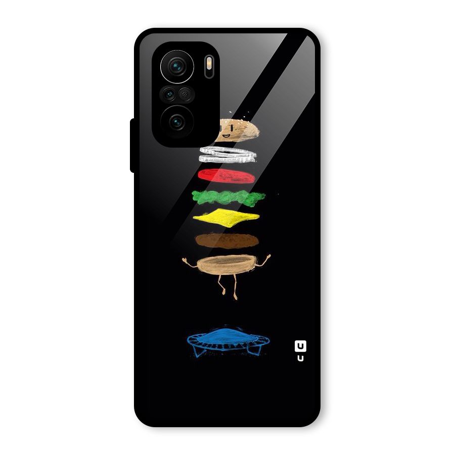 Burger Jump Glass Back Case for Mi 11X Pro