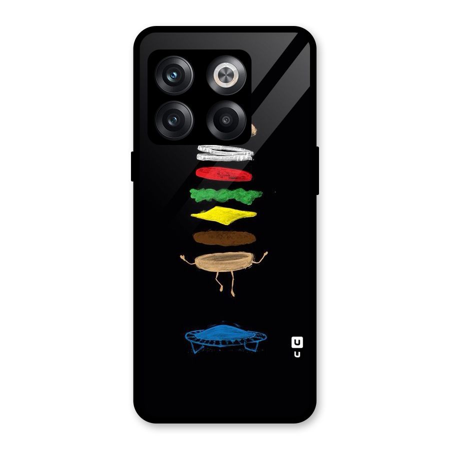 Burger Jump Glass Back Case for OnePlus 10T