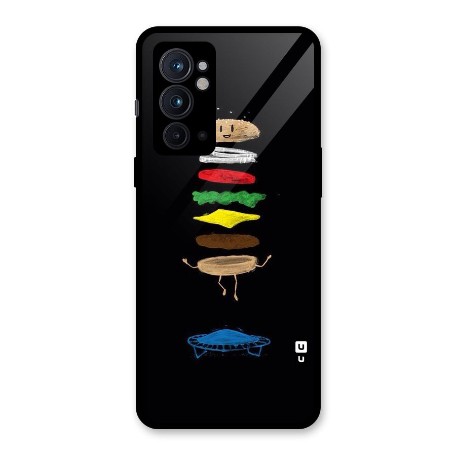 Burger Jump Glass Back Case for OnePlus 9RT 5G