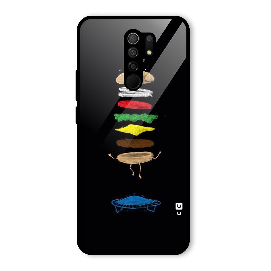 Burger Jump Glass Back Case for Poco M2