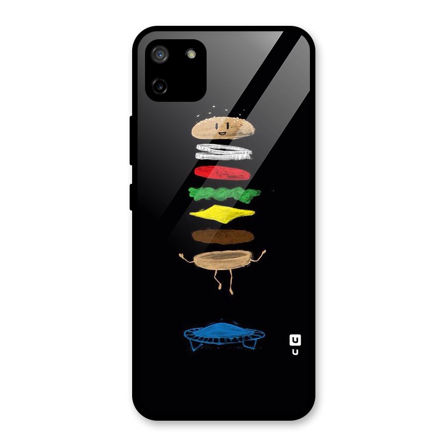 Burger Jump Glass Back Case for Realme C11
