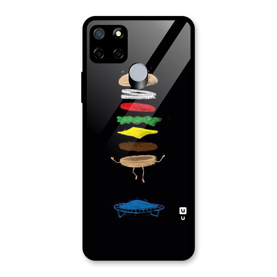 Burger Jump Glass Back Case for Realme C12