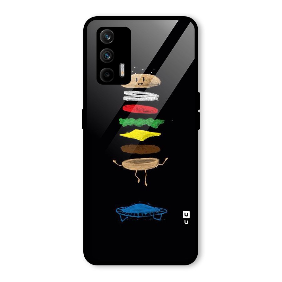 Burger Jump Glass Back Case for Realme GT 5G