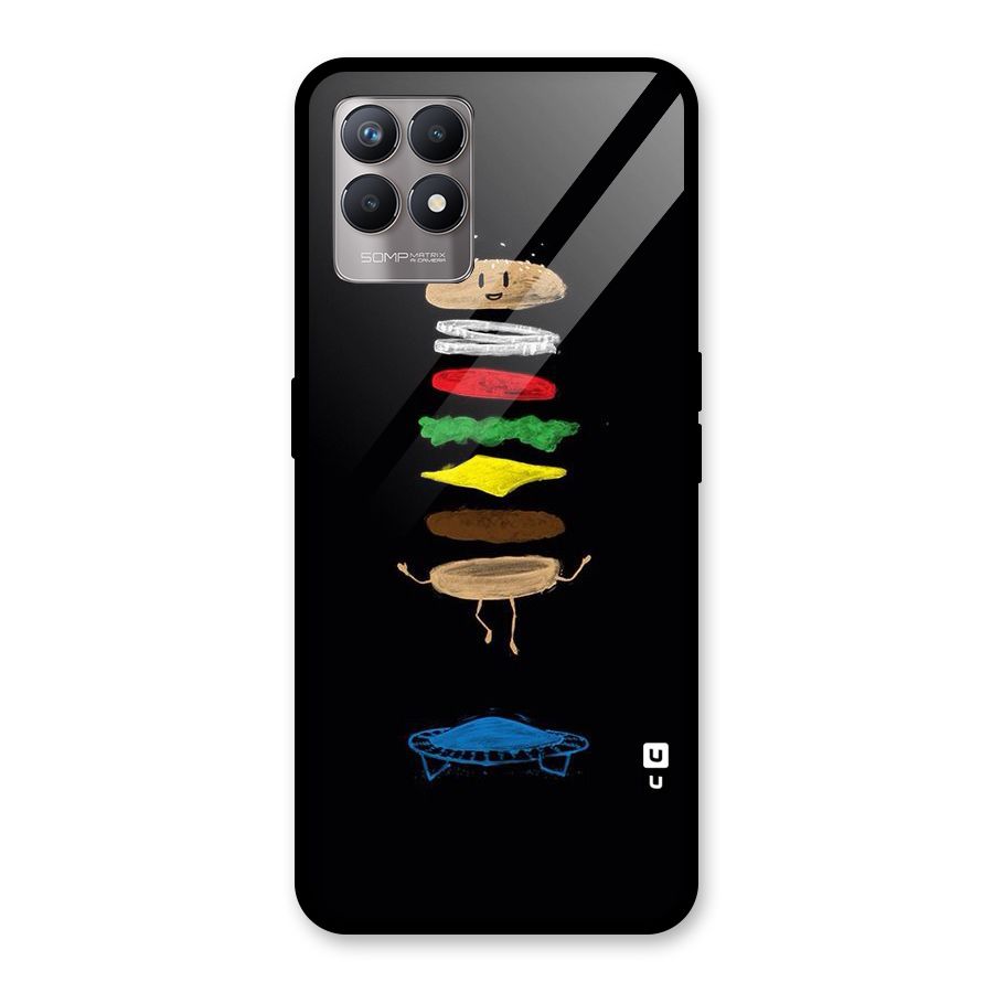 Burger Jump Glass Back Case for Realme Narzo 50