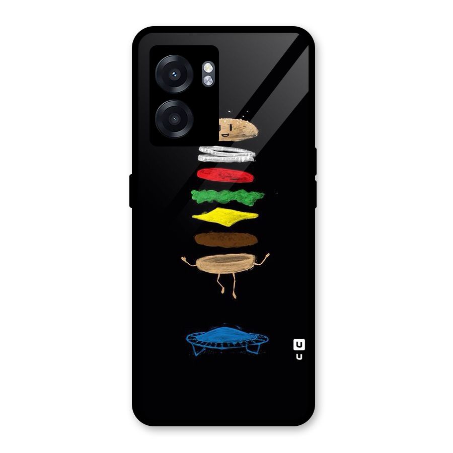 Burger Jump Glass Back Case for Realme Narzo 50 5G
