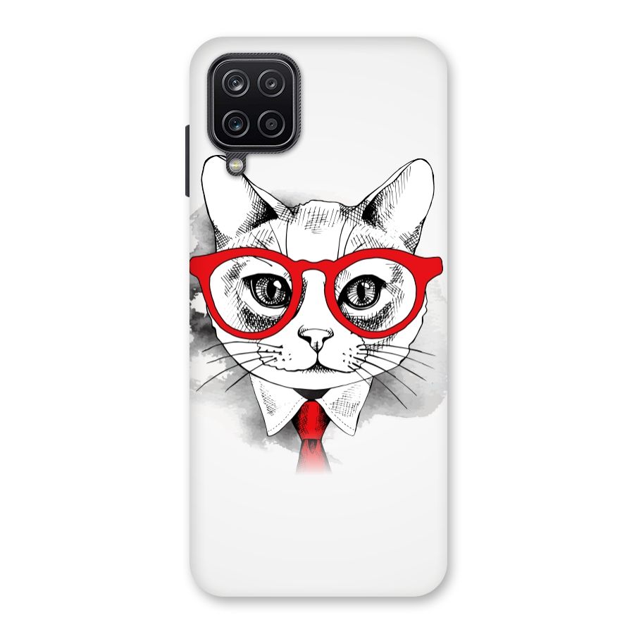 Business Cat Back Case for Galaxy A12
