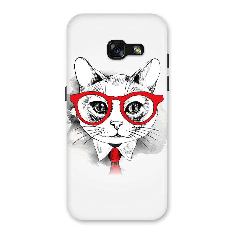 Business Cat Back Case for Galaxy A3 (2017)