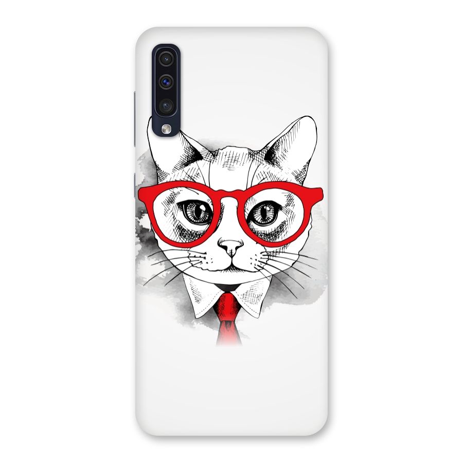 Business Cat Back Case for Galaxy A50s