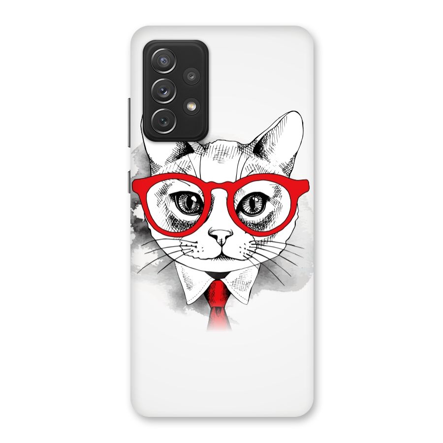 Business Cat Back Case for Galaxy A72
