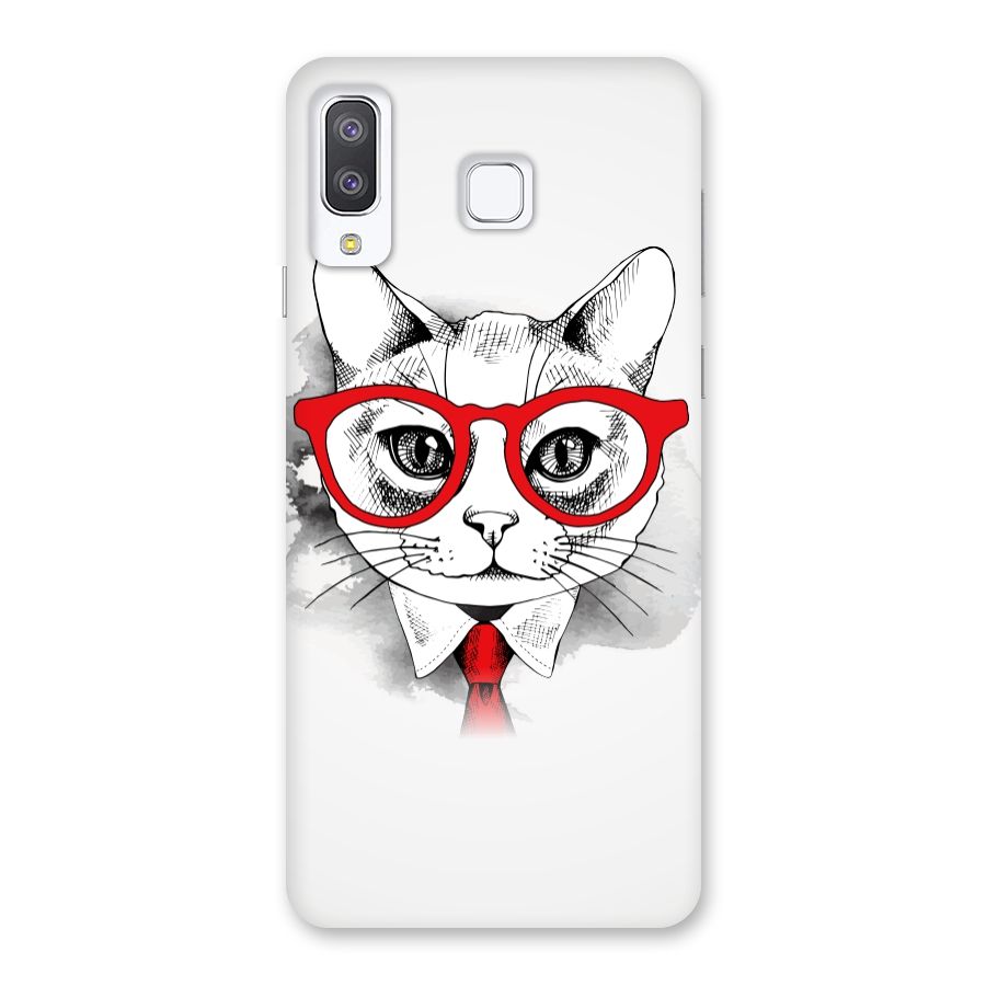 Business Cat Back Case for Galaxy A8 Star