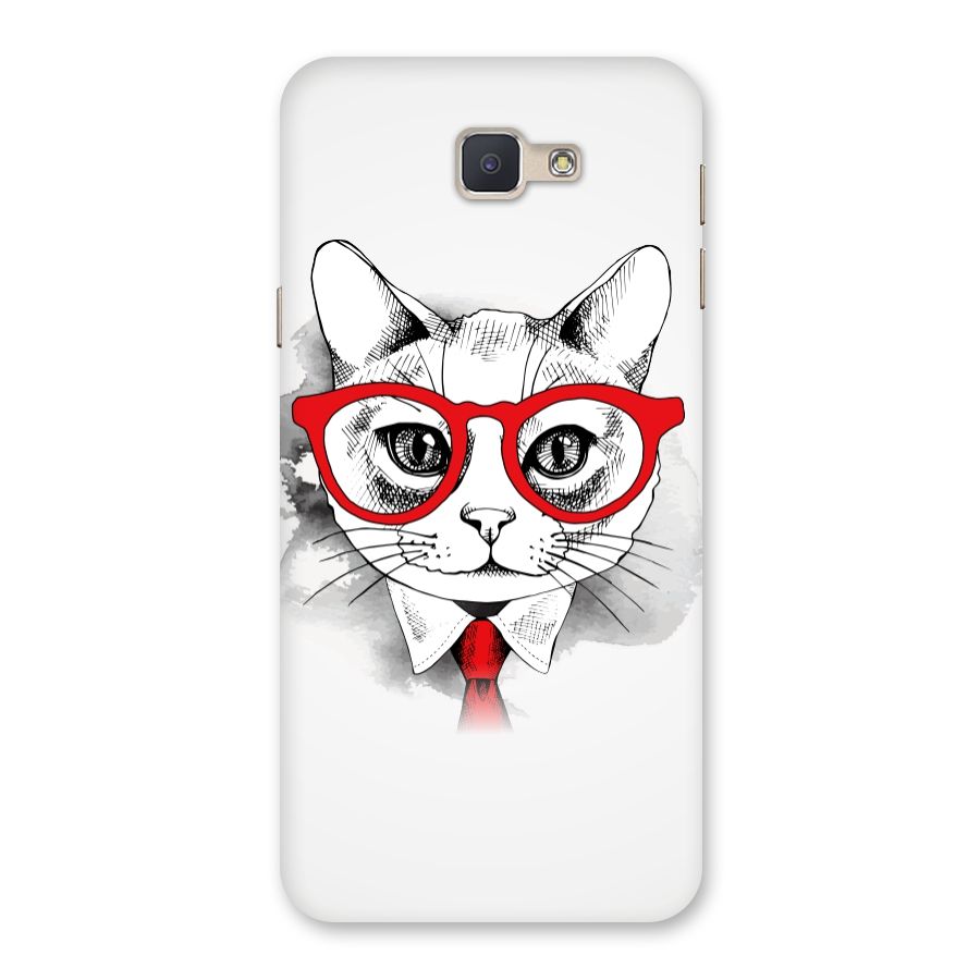 Business Cat Back Case for Galaxy J5 Prime