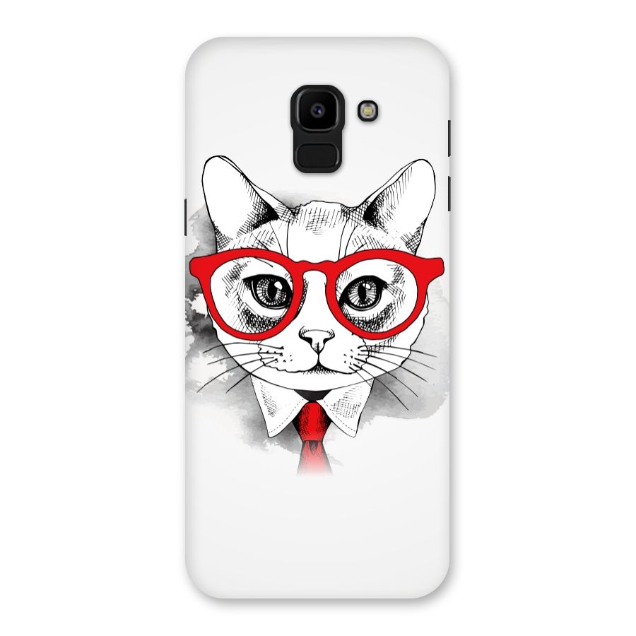 Business Cat Back Case for Galaxy J6