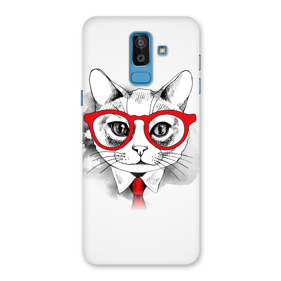 Business Cat Back Case for Galaxy J8