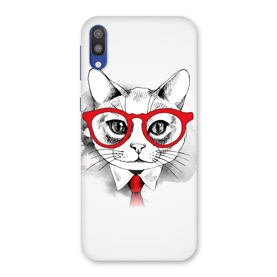 Business Cat Back Case for Galaxy M10