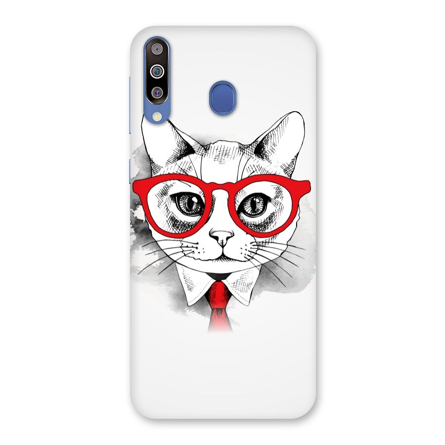Business Cat Back Case for Galaxy M30
