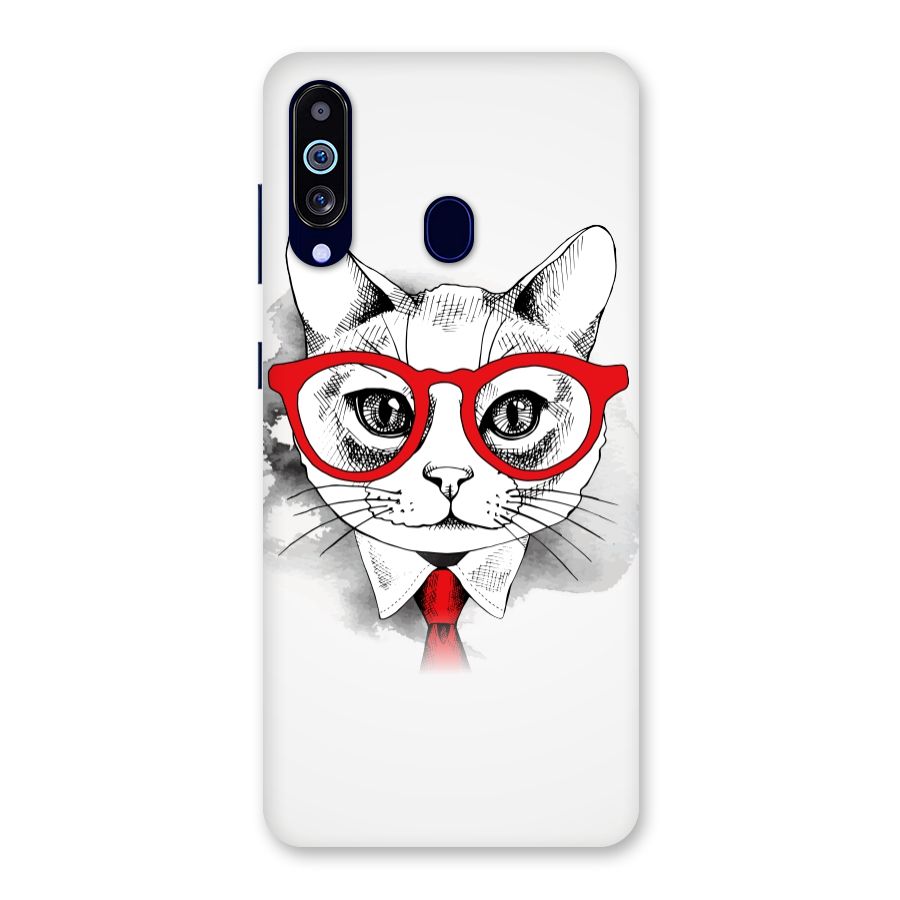 Business Cat Back Case for Galaxy M40