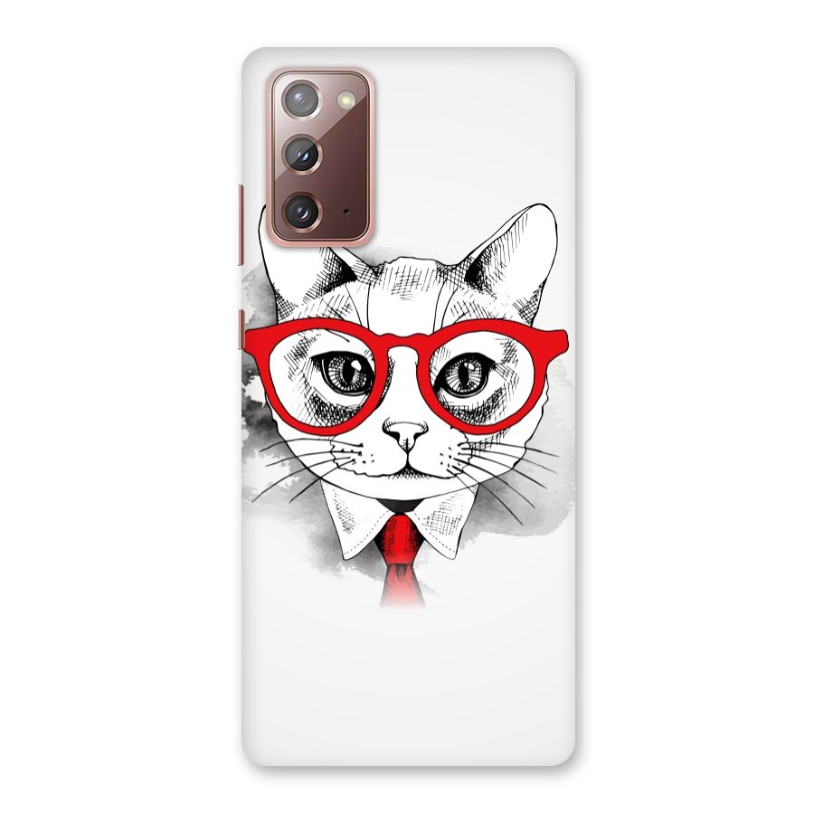 Business Cat Back Case for Galaxy Note 20