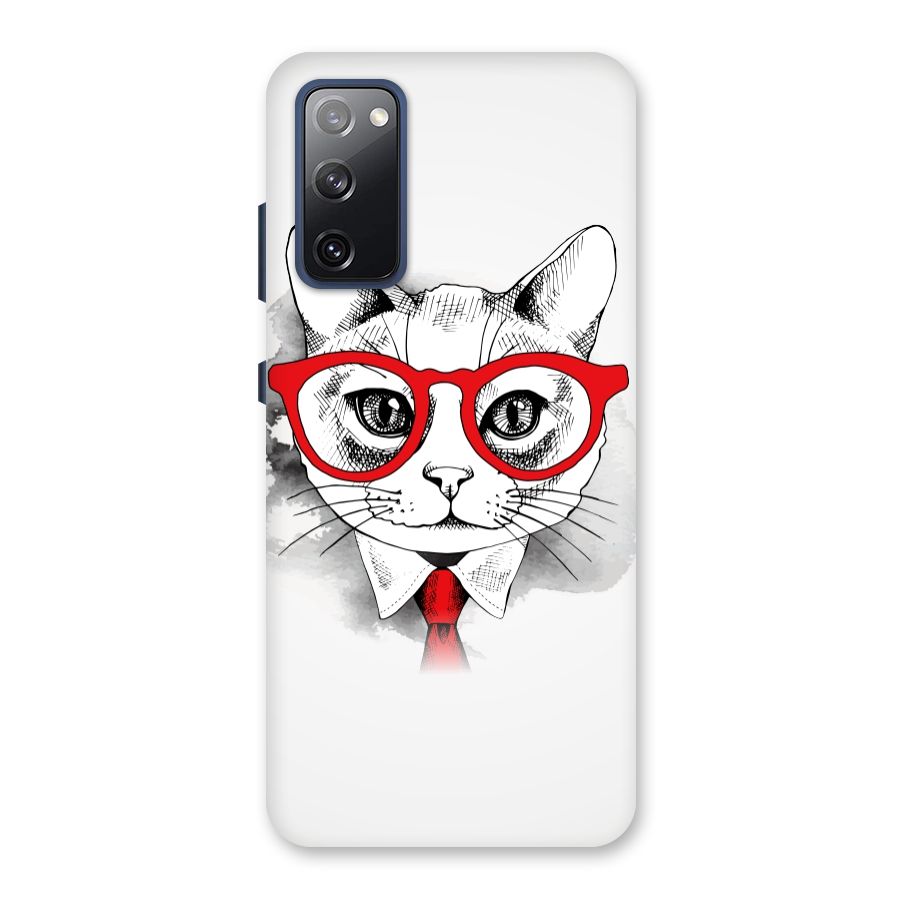 Business Cat Back Case for Galaxy S20 FE