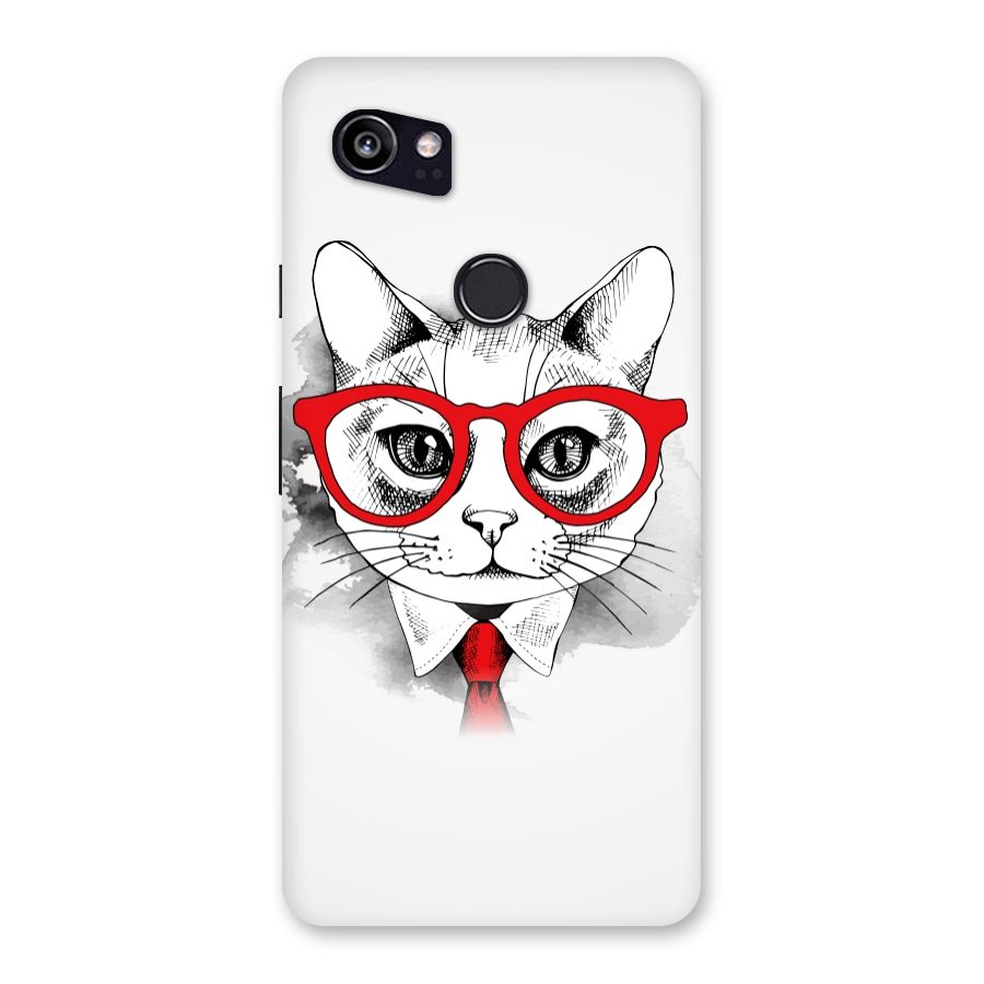 Business Cat Back Case for Google Pixel 2 XL