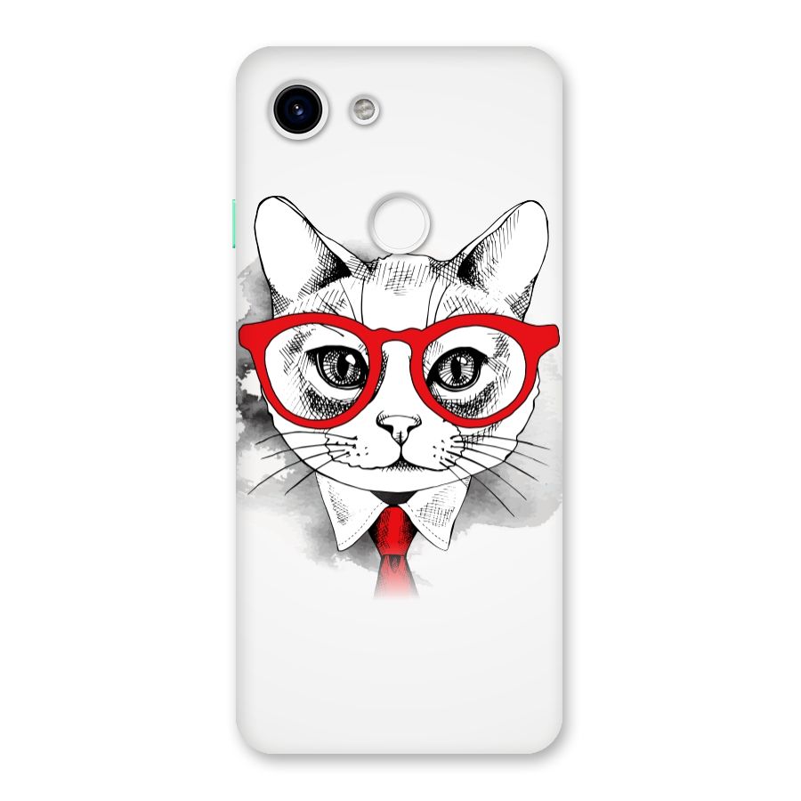 Business Cat Back Case for Google Pixel 3