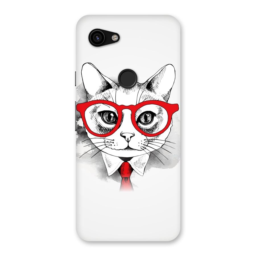 Business Cat Back Case for Google Pixel 3a