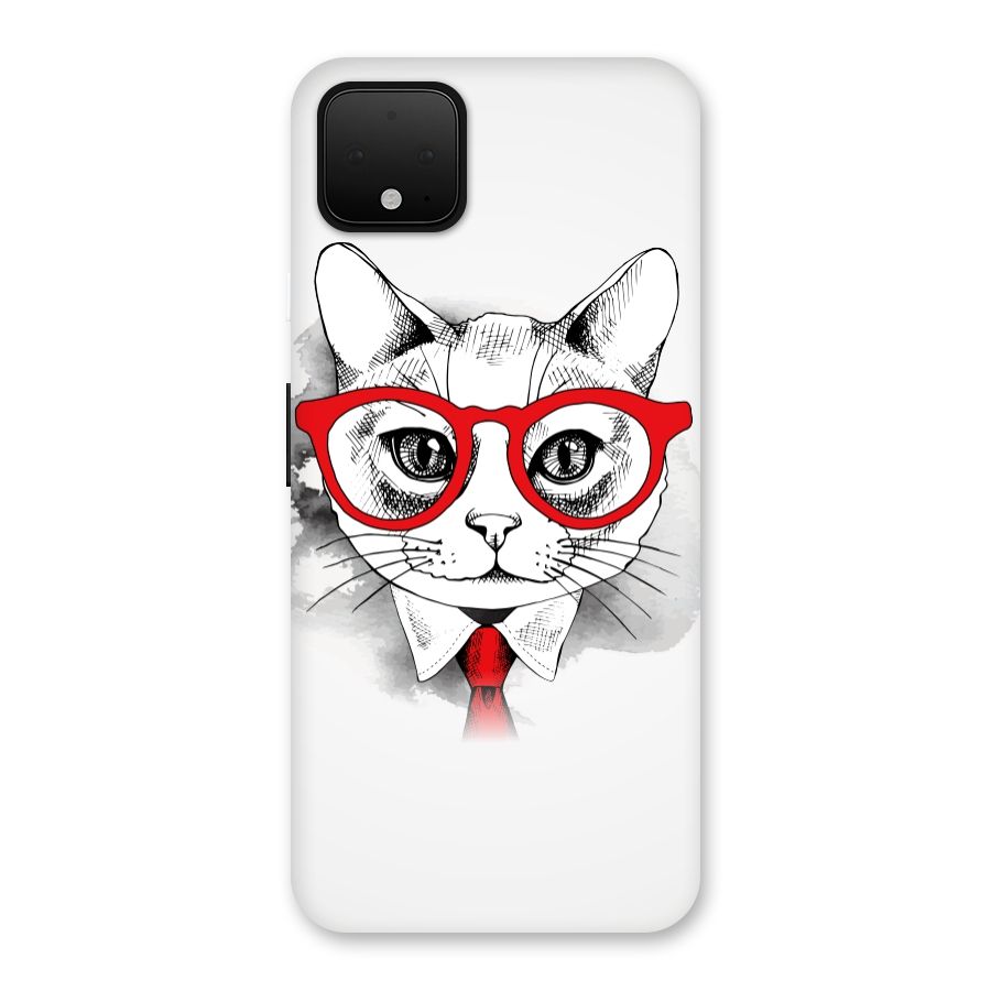 Business Cat Back Case for Google Pixel 4 XL