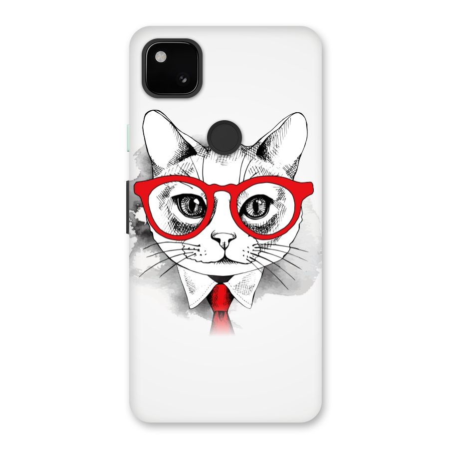 Business Cat Back Case for Google Pixel 4a