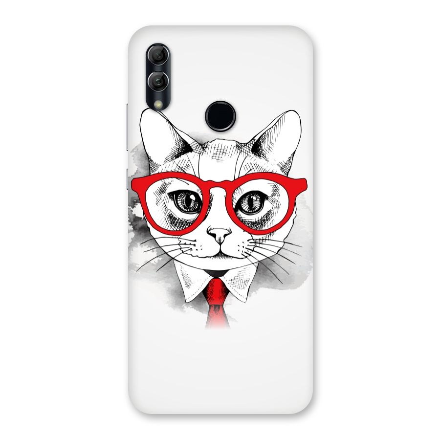 Business Cat Back Case for Honor 10 Lite