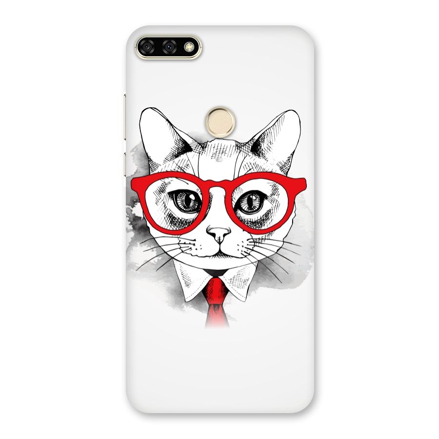 Business Cat Back Case for Honor 7A